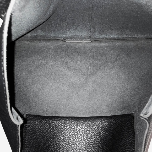 VINCE CAMUTO Luck Vegan Pebbled Leather Tote Bag w/Colorblock Stripe - Picture 11 of 13